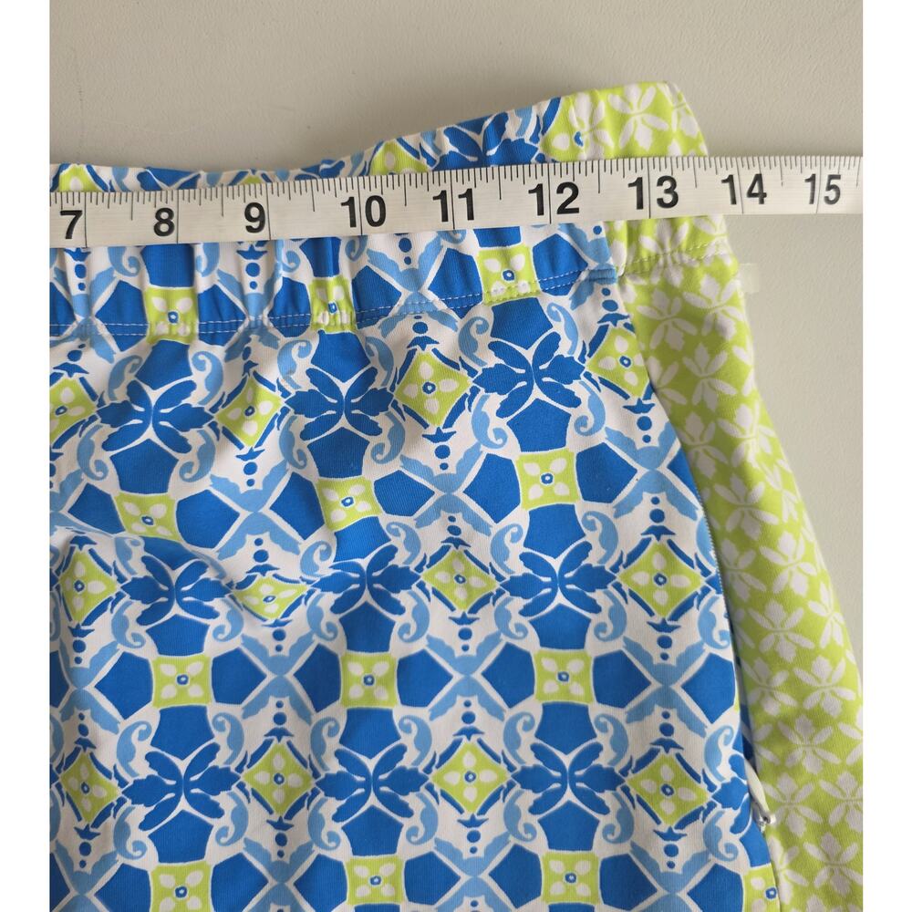 J. McLaughlin Palm Springs Geometric Print Zip Pocket Skort Size XS - Picture 5 of 8